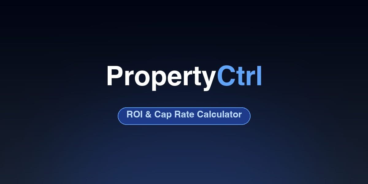 Rental Property ROI & Cap Rate Calculator (2026)